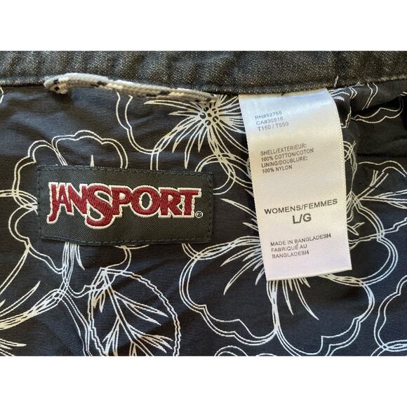 JanSport LiveWire Black Jean Jacket, Wired for sound! IPOD, Ladies Large, NWOT - Picture 9 of 10